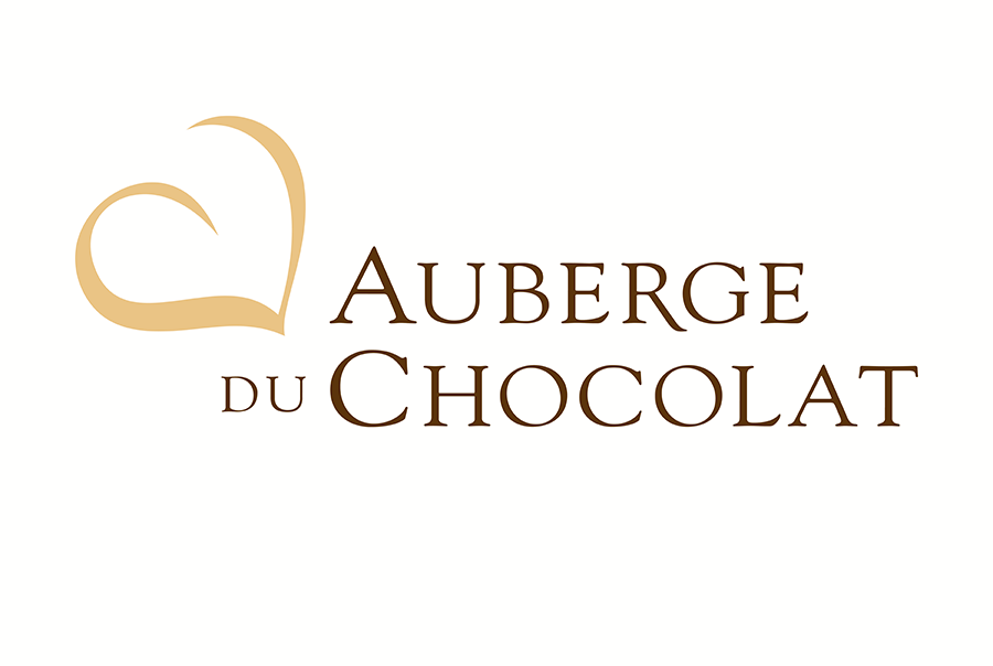 Brand identity design for artisan chocolate maker, Auberge Du Chocolat, London
