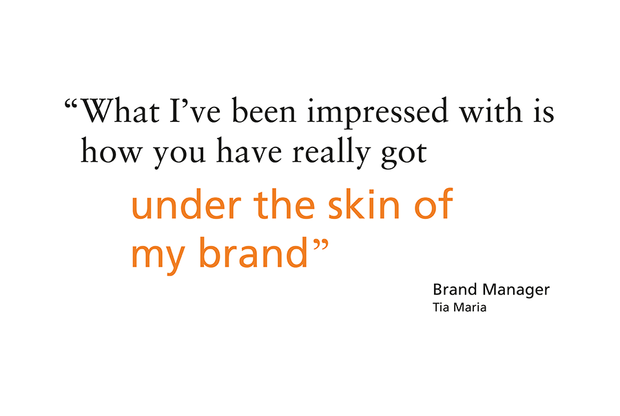 Drinks packaging for Tia Maria