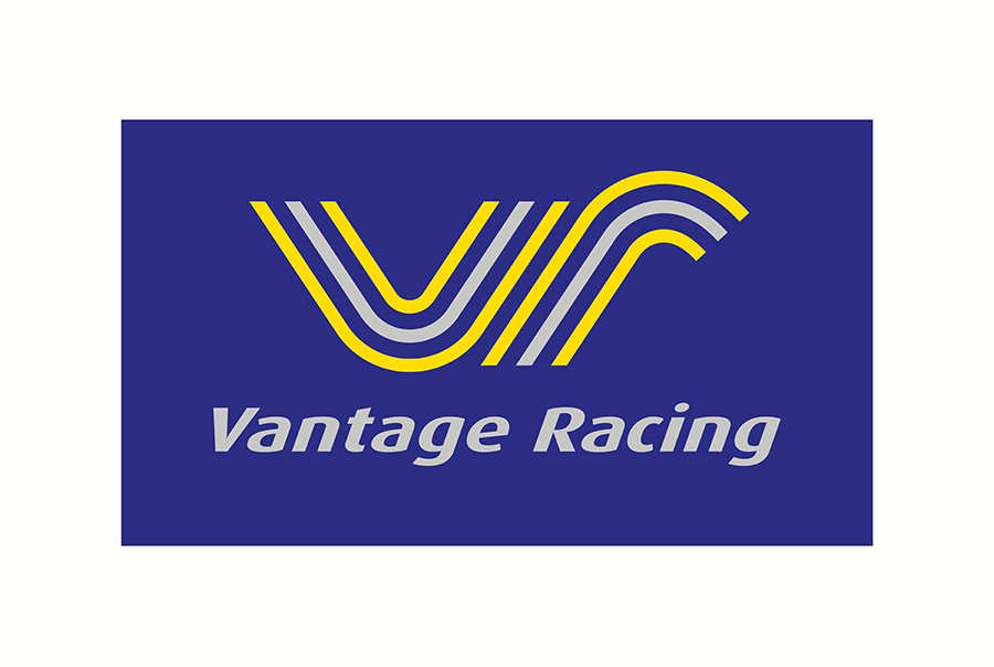 Aston Martin racing car logo design for Vantage Racing, near Portsmouth, Hampshire